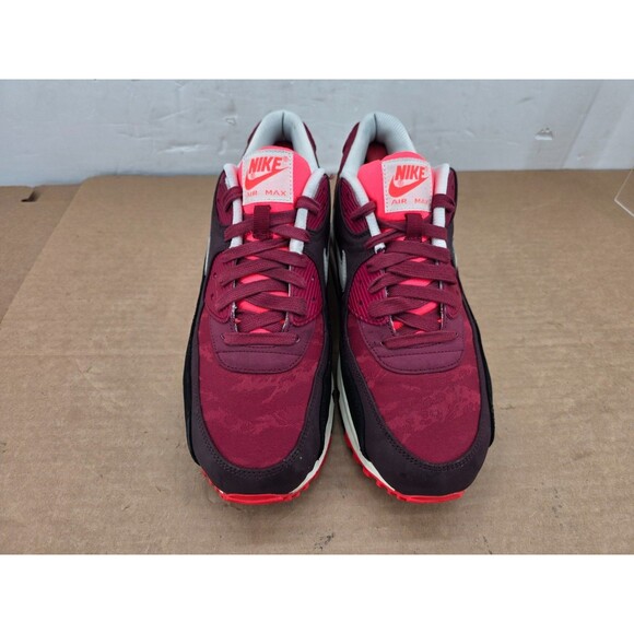 NIKE Air Max 90 PREMIUM Team Red Mortar Velvet Camo Cake 333888 611 Mens 11 main image 4